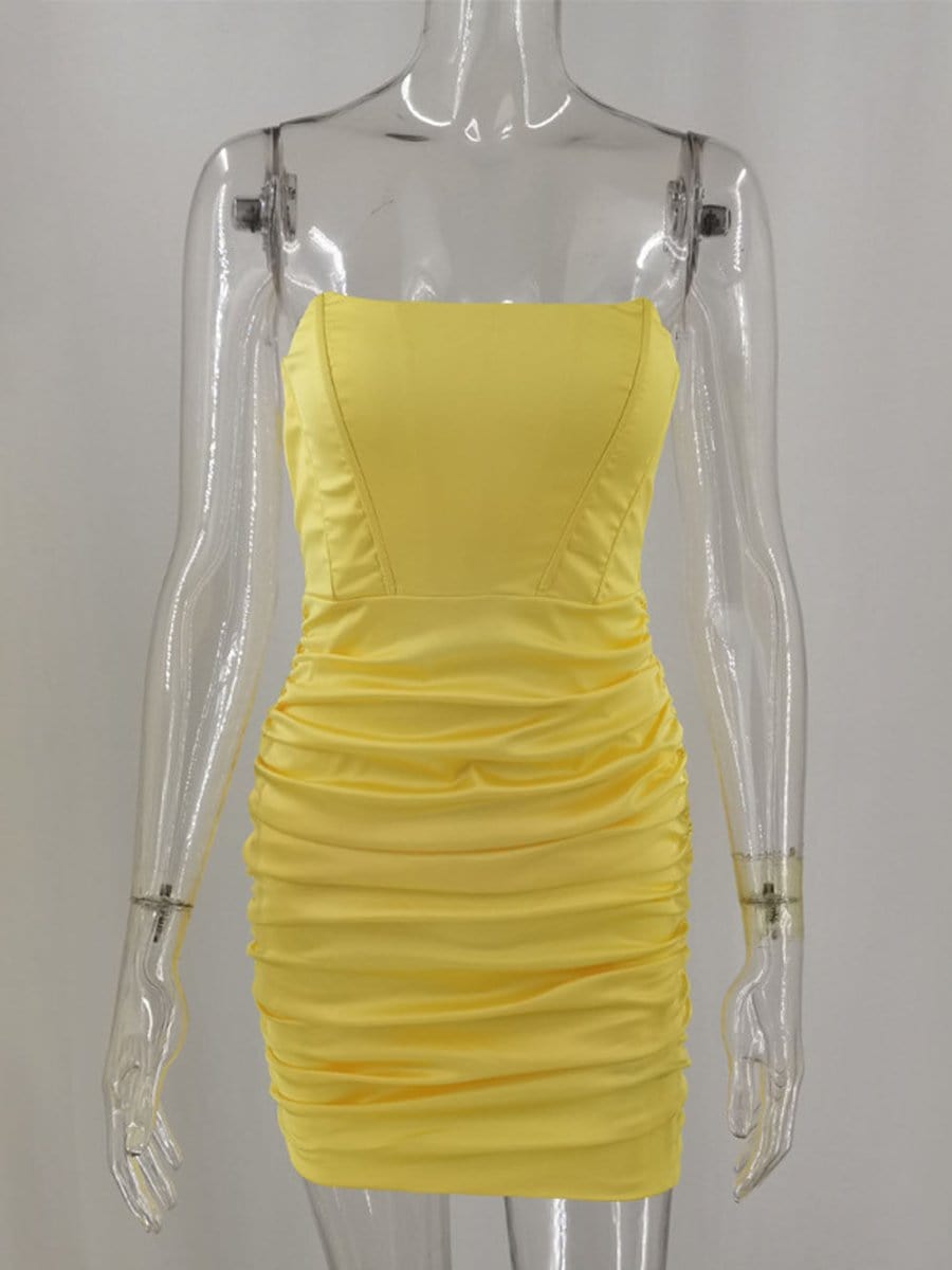 Devin Strapless Bodycon Mini Dress - Fashion Pov