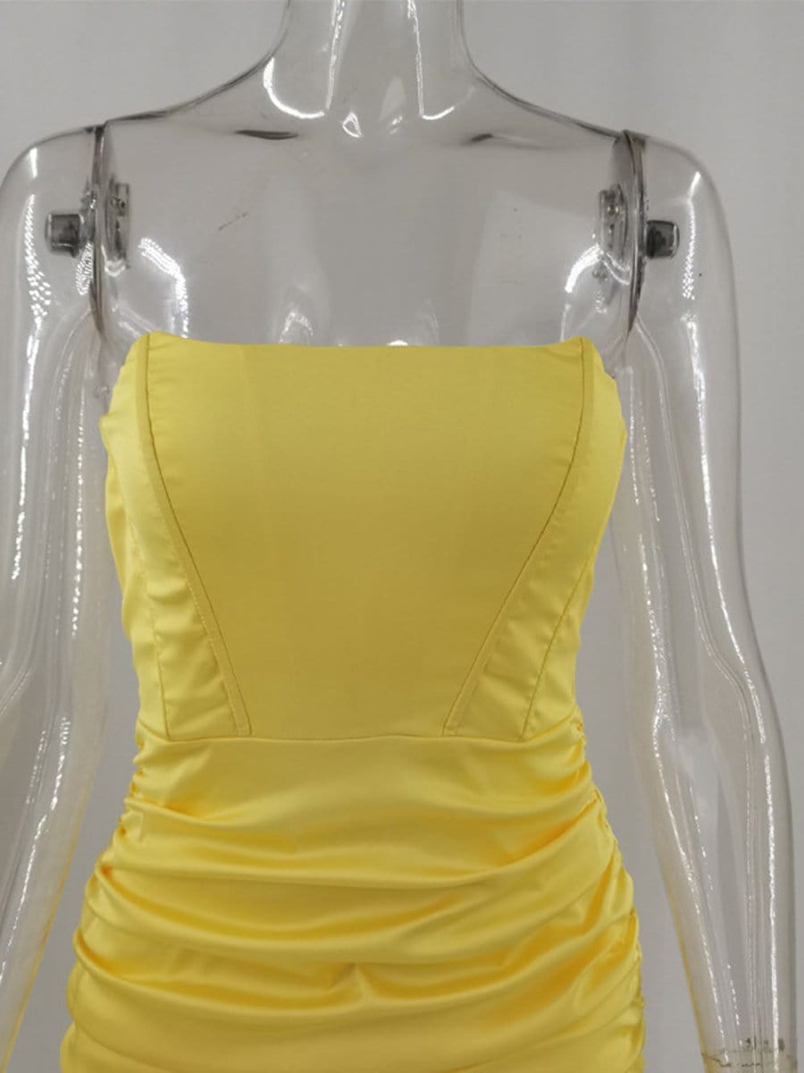 Devin Strapless Bodycon Mini Dress - Fashion Pov