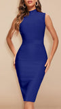 Elaine Sleeveless Bodycon Midi Dress - Fashion Pov