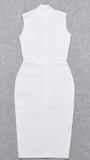 Elaine Sleeveless Bodycon Midi Dress - Fashion Pov