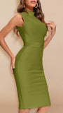 Elaine Sleeveless Bodycon Midi Dress - Fashion Pov