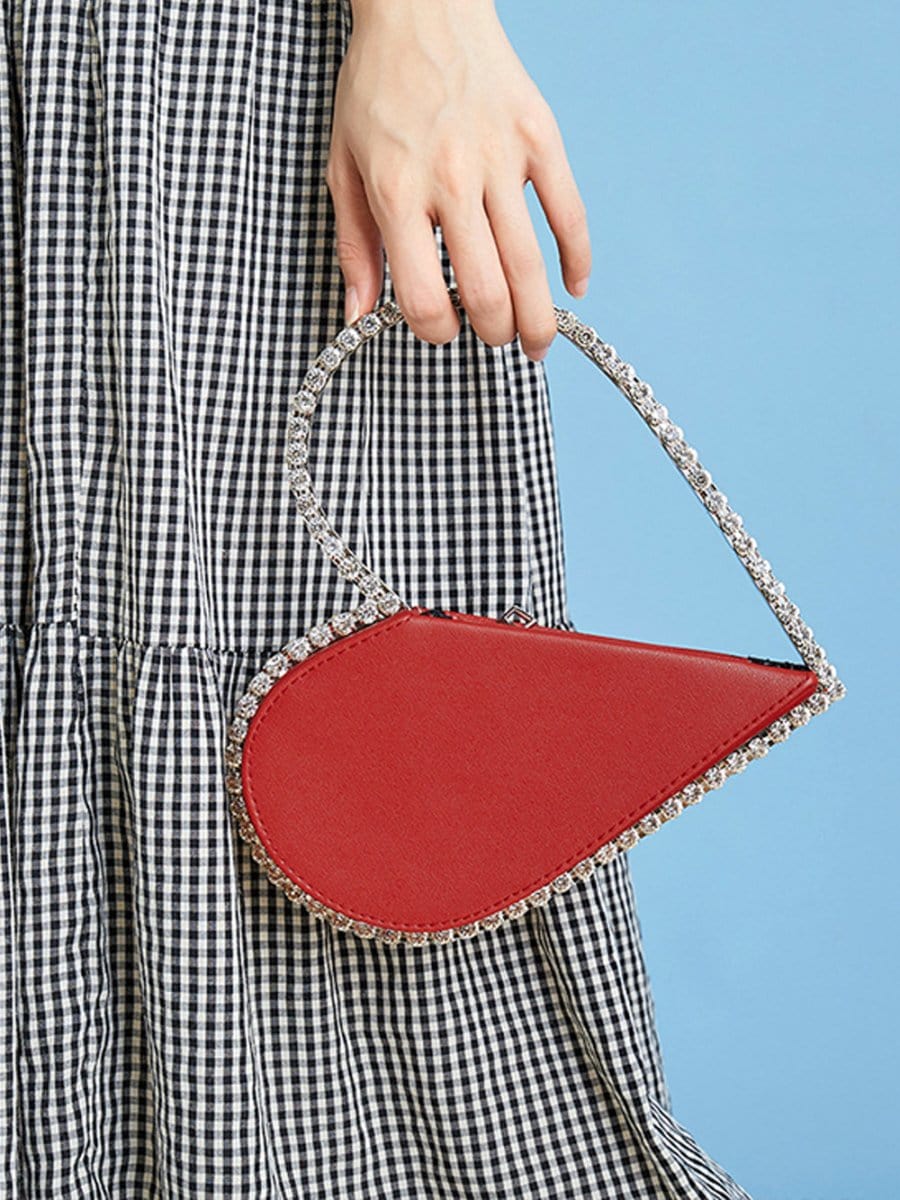 Finley Diamond Red Heart Bag - Fashion Pov