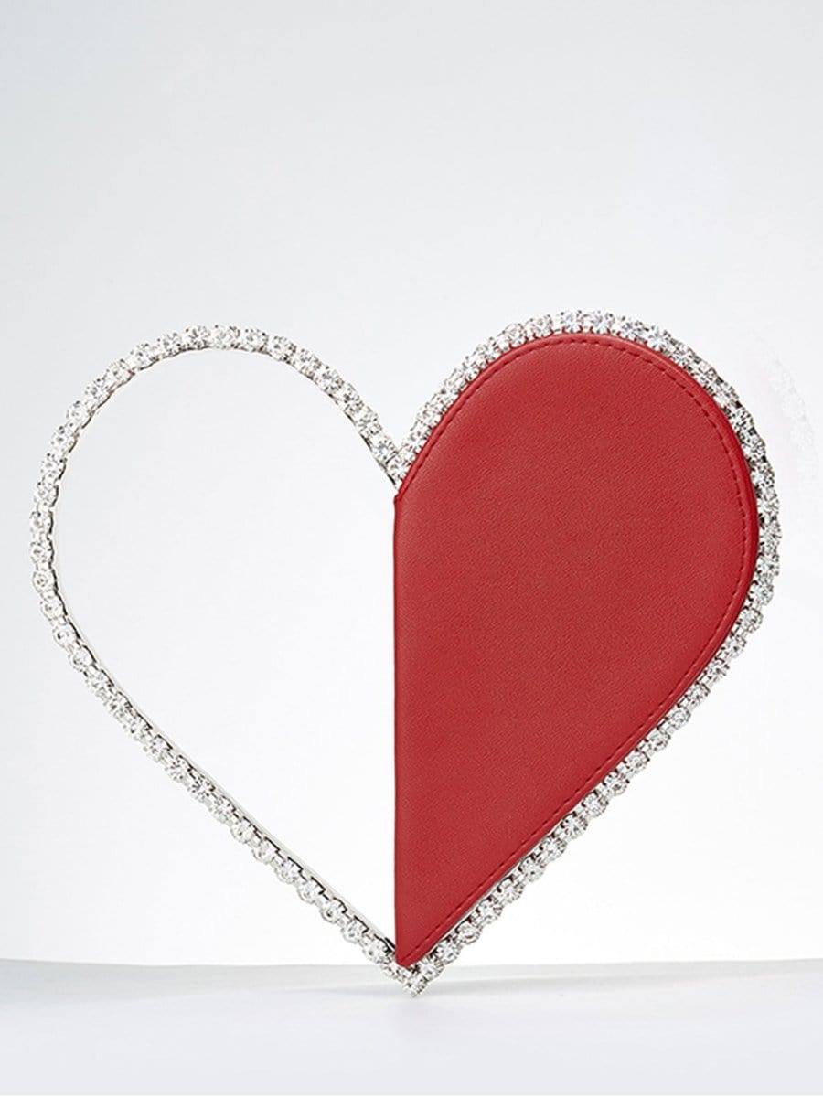 Finley Diamond Red Heart Bag - Fashion Pov