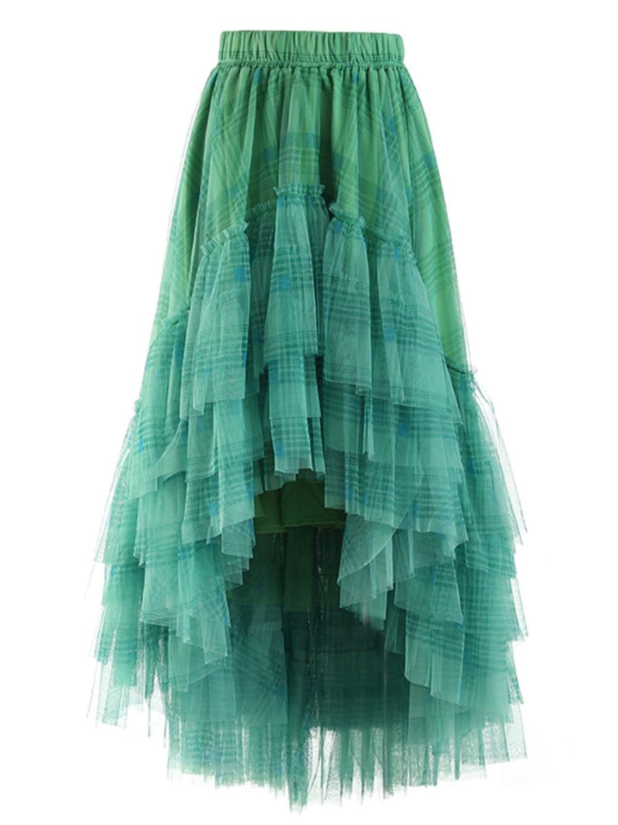 Grace Asymmetrical Hem Skirt - Fashion Pov