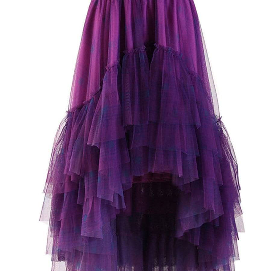 Grace Asymmetrical Hem Skirt - Fashion Pov