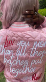 Jayden Letter Cotton Padded Jacket - Fashion Pov