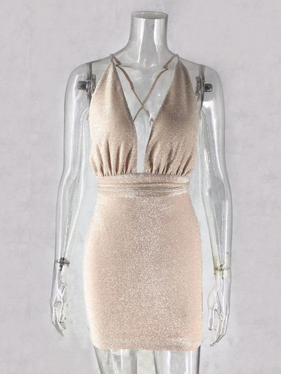 Leighton Backless Mini Dress - Fashion Pov