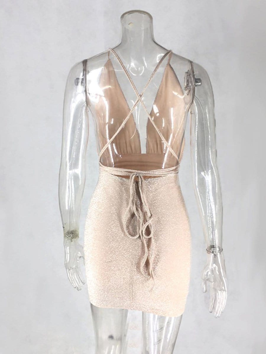 Leighton Backless Mini Dress - Fashion Pov