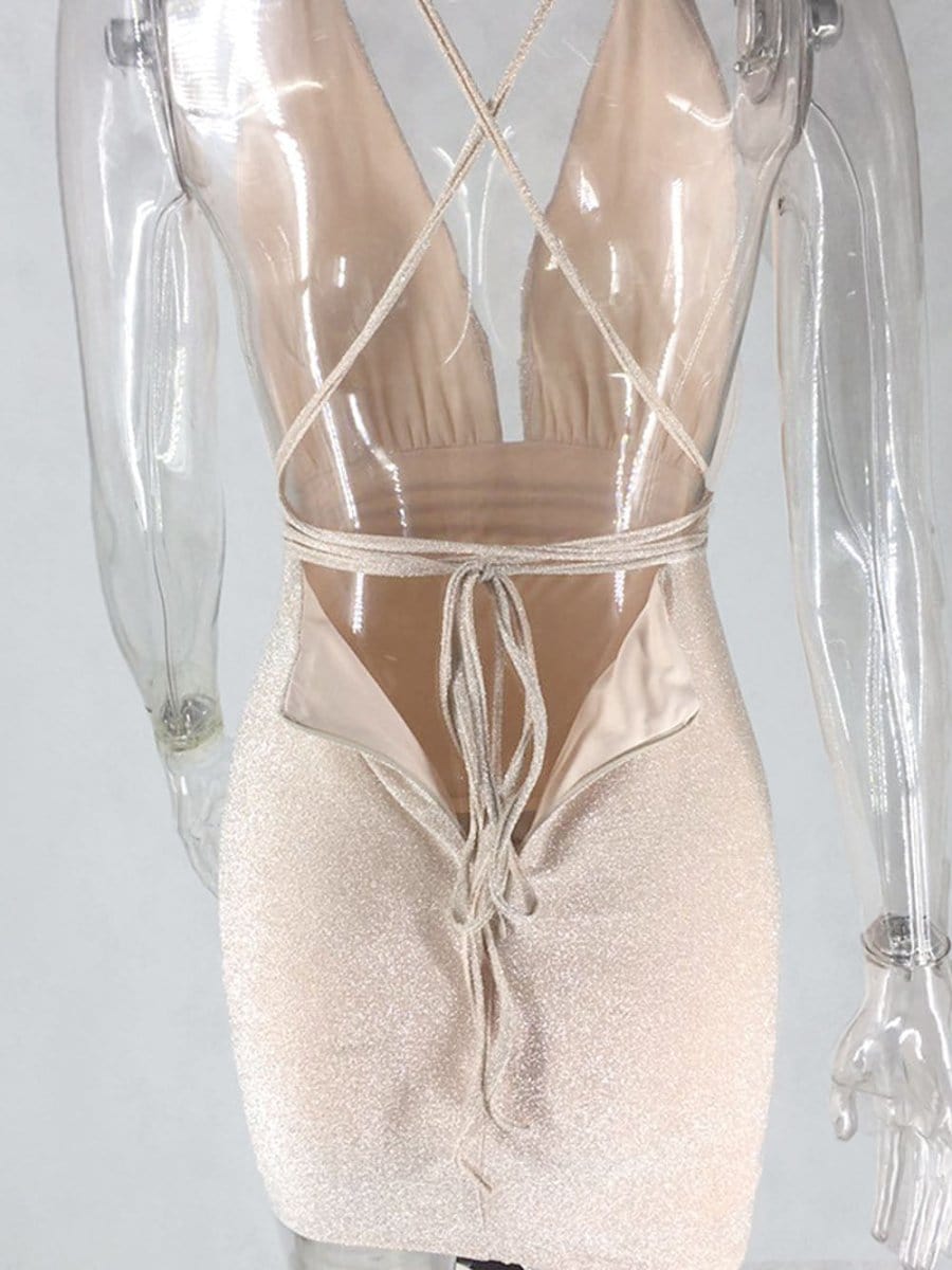 Leighton Backless Mini Dress - Fashion Pov