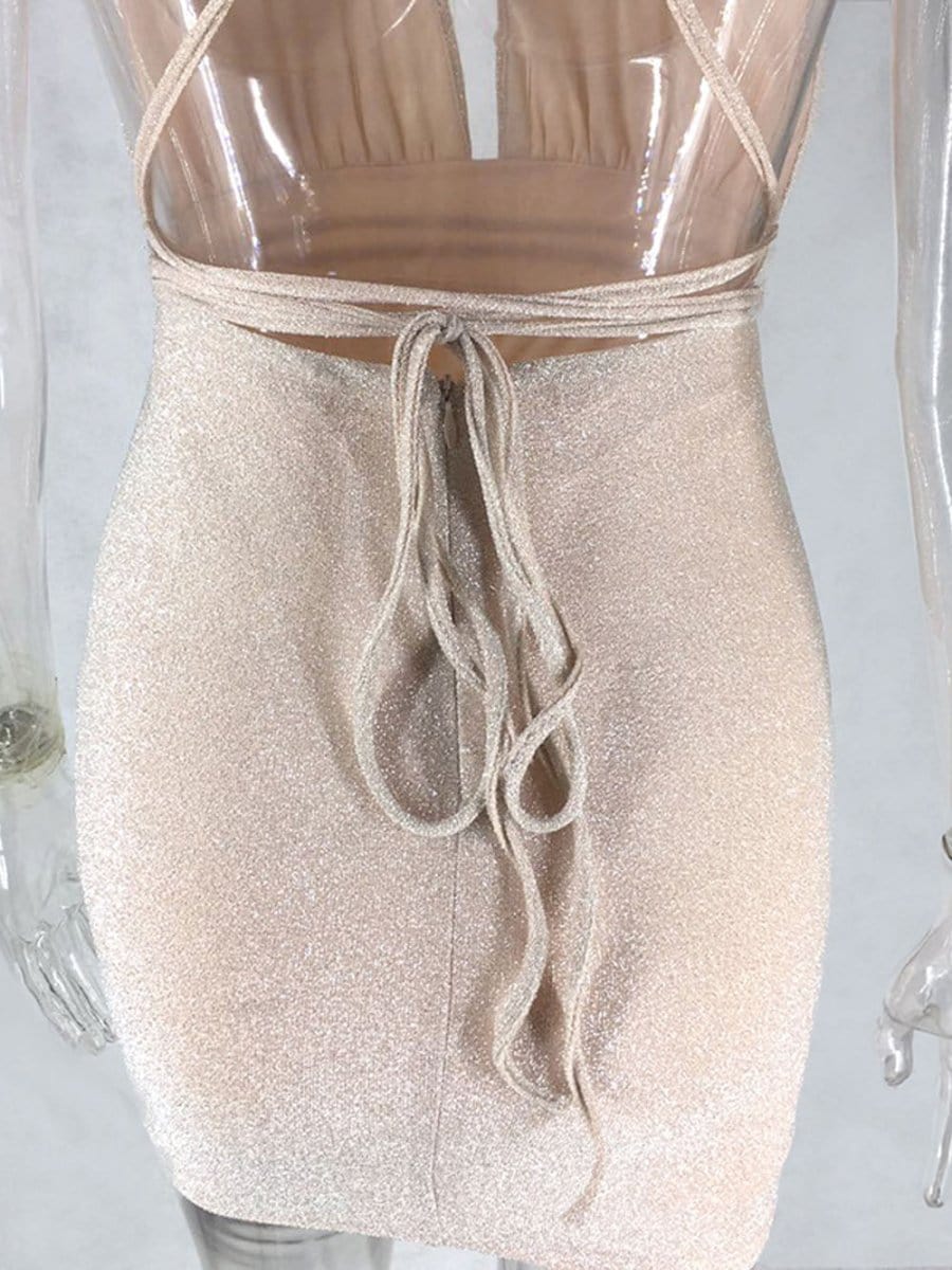 Leighton Backless Mini Dress - Fashion Pov