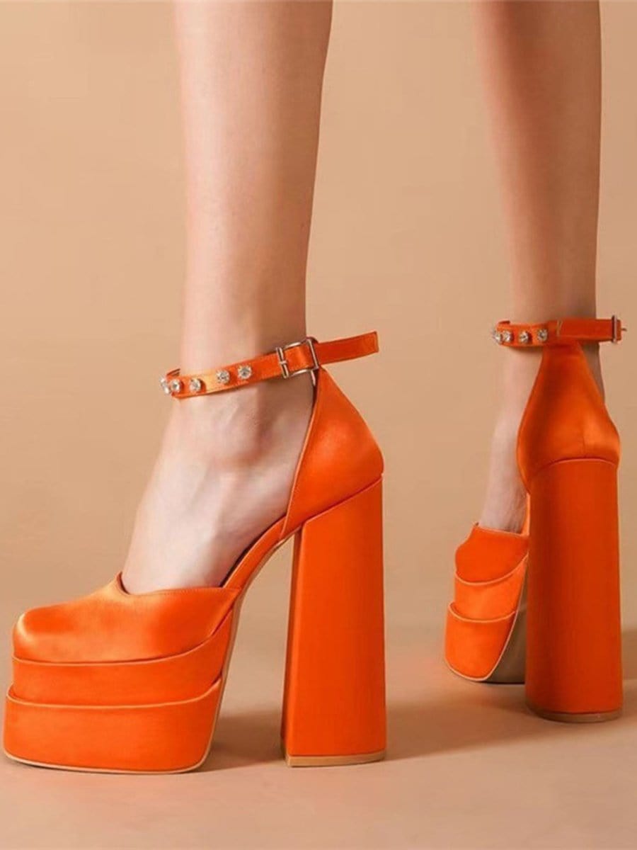 Mina Toe Rhinestone Heel - Fashion Pov