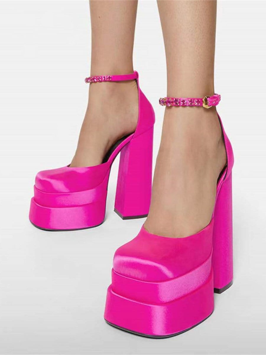 Mina Toe Rhinestone Heel - Fashion Pov