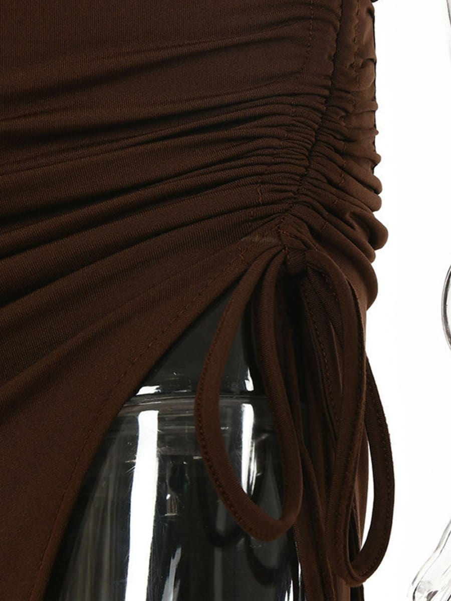Nevaeh Hollow Out Backless Maxi Dress - Fashion Pov