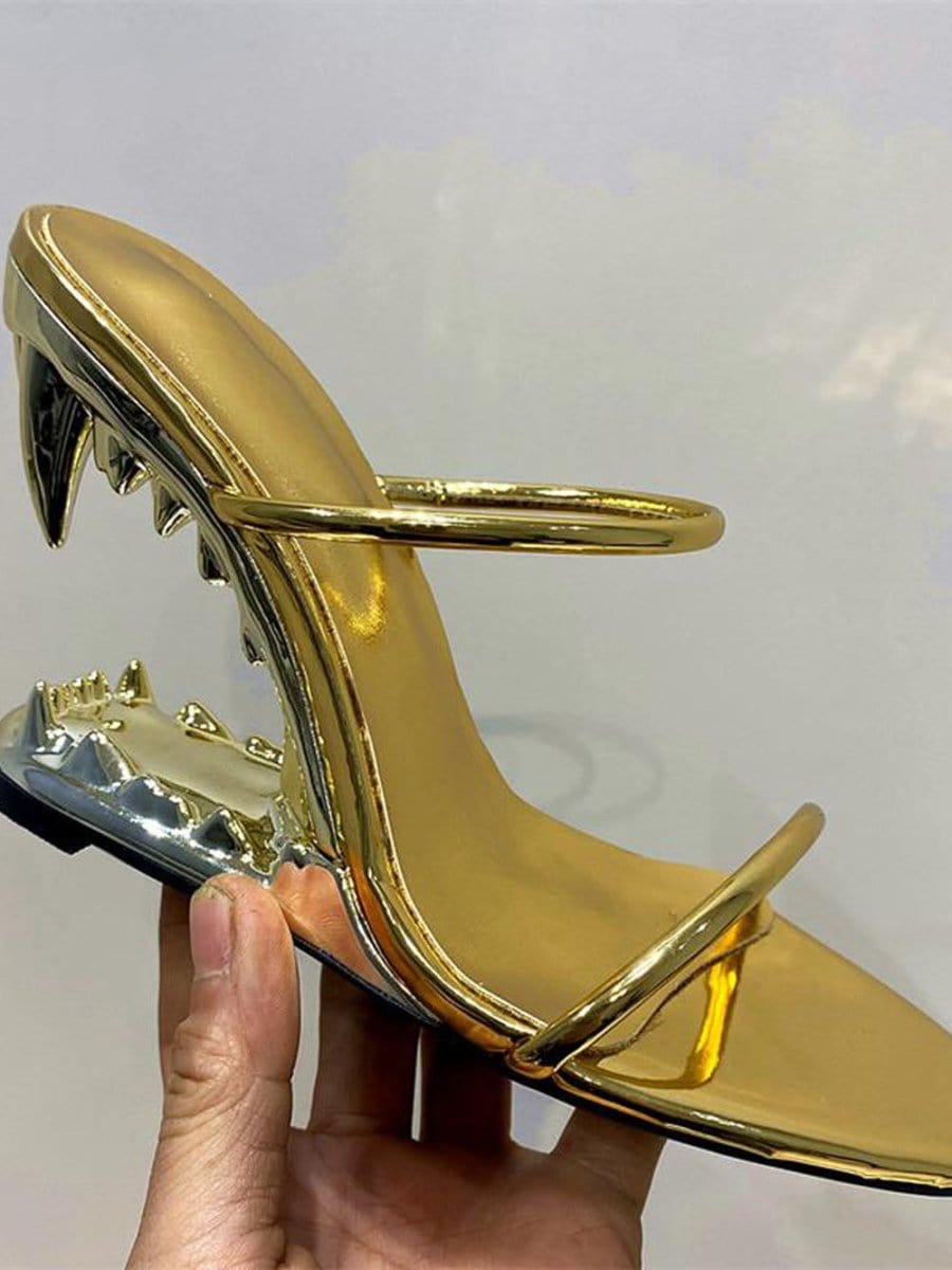 Noah Narrow Band Peep Toe Heel - Fashion Pov