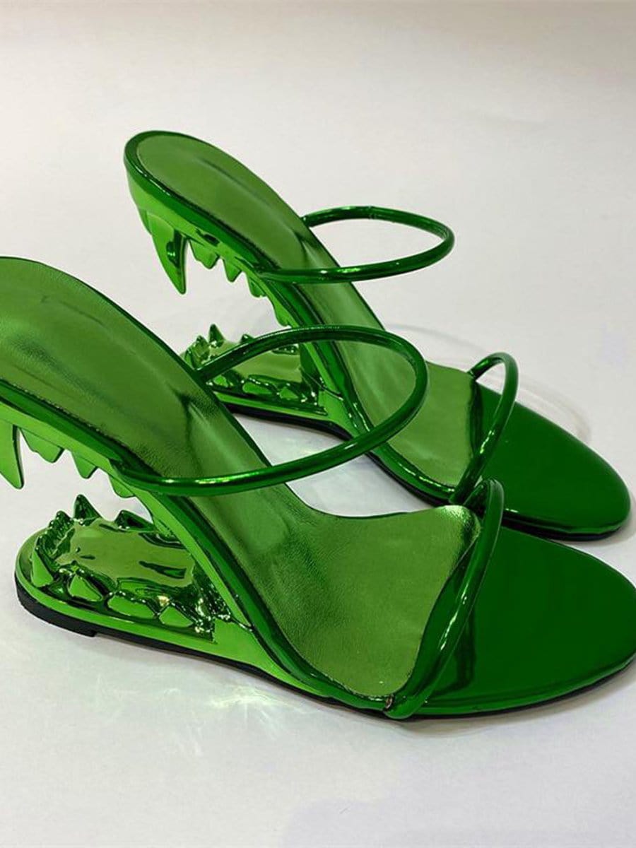 Noah Narrow Band Peep Toe Heel - Fashion Pov