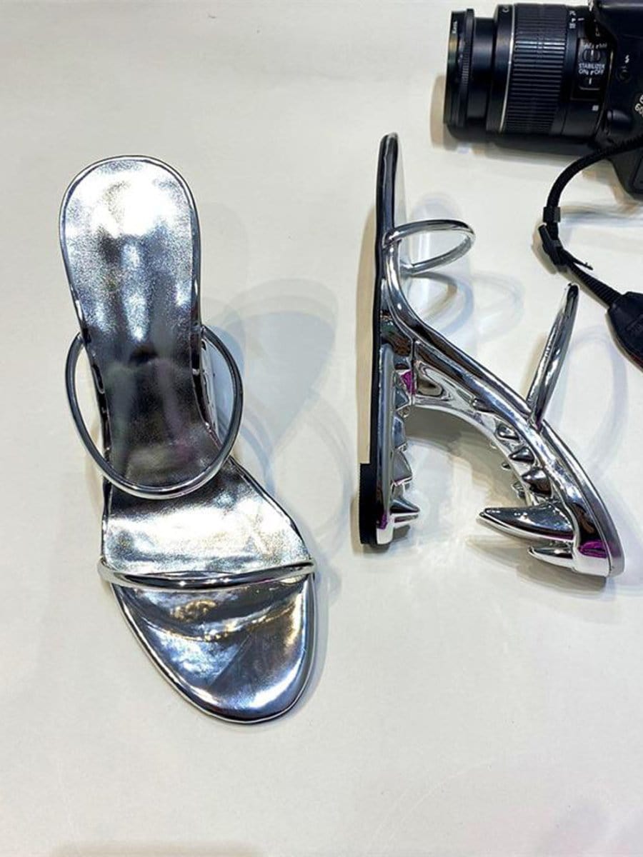 Noah Narrow Band Peep Toe Heel - Fashion Pov