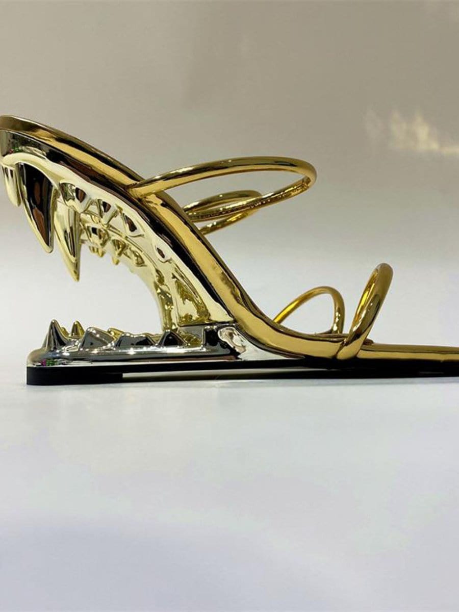 Noah Narrow Band Peep Toe Heel - Fashion Pov