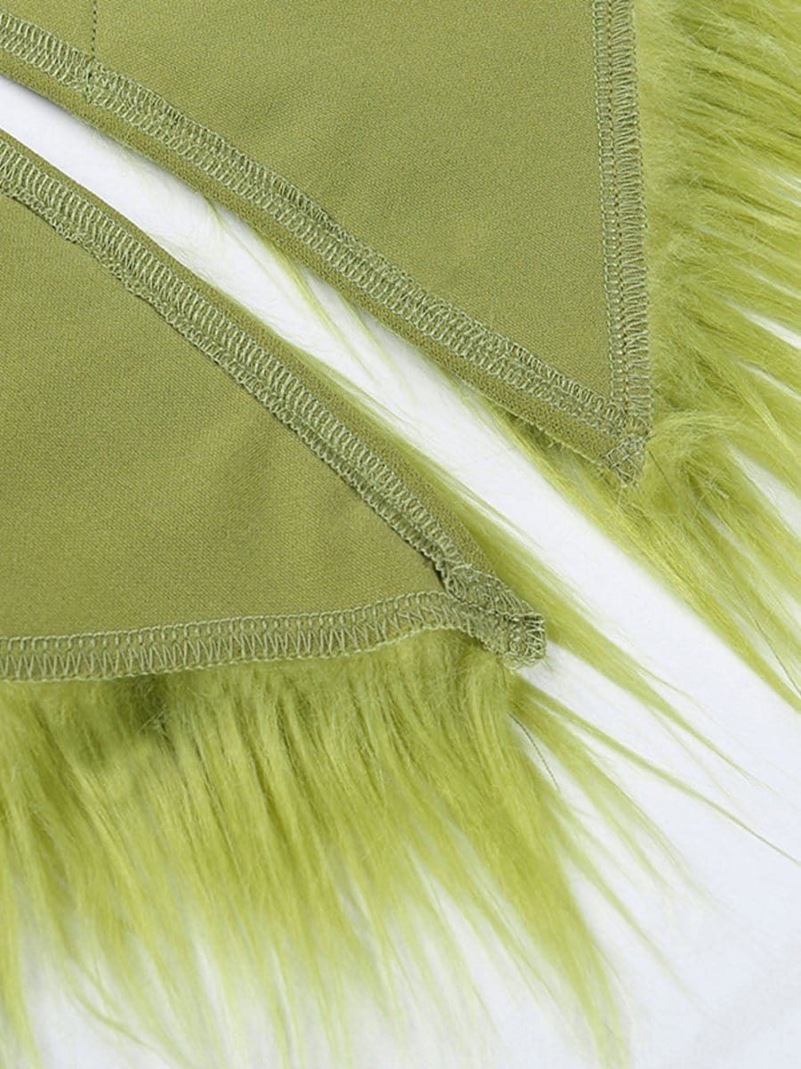 Sonia One Shoulder Feather Midi Dress - Fashion Pov