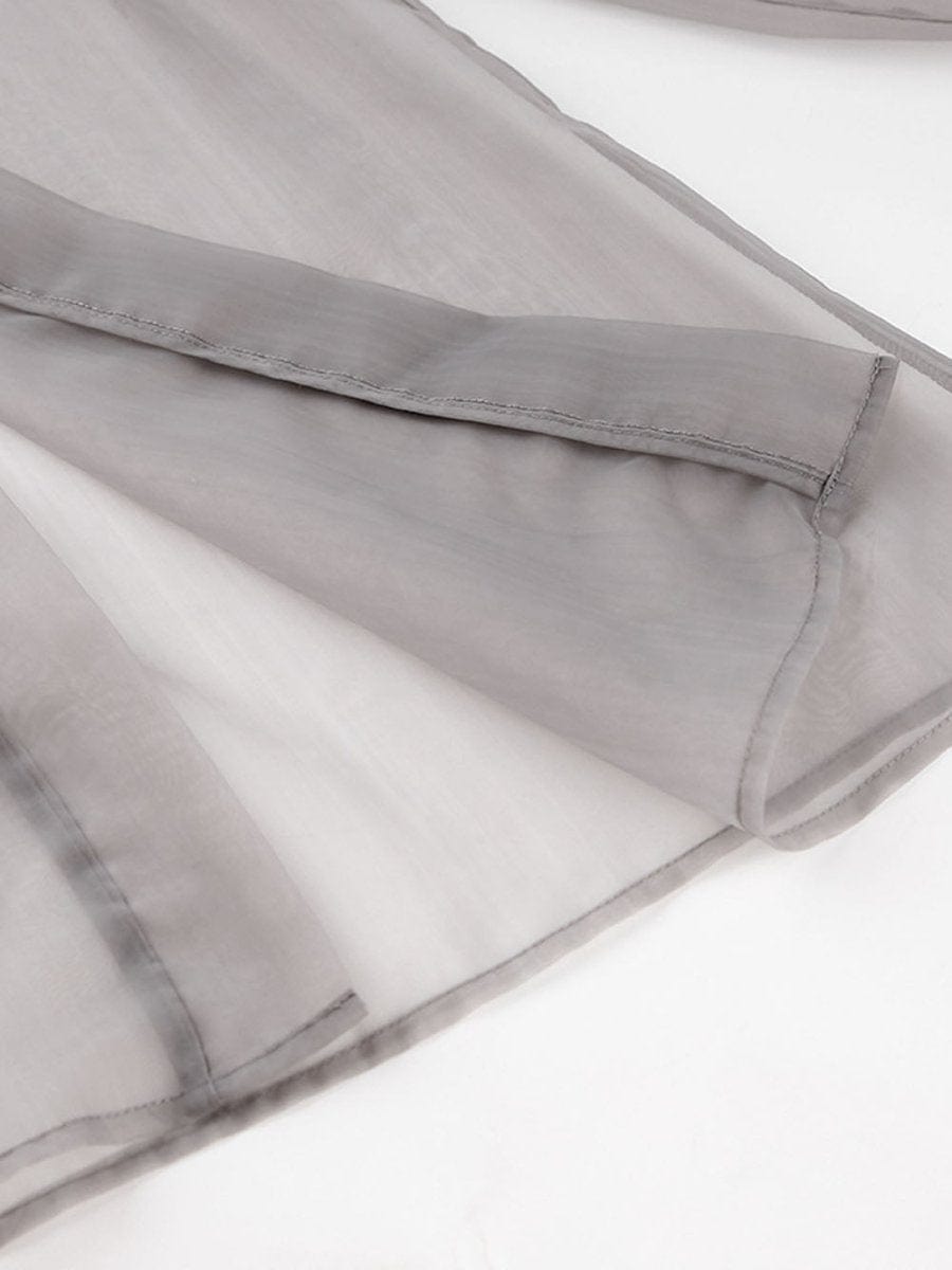 Talia V Neck Long Sleeve Top - Fashion Pov