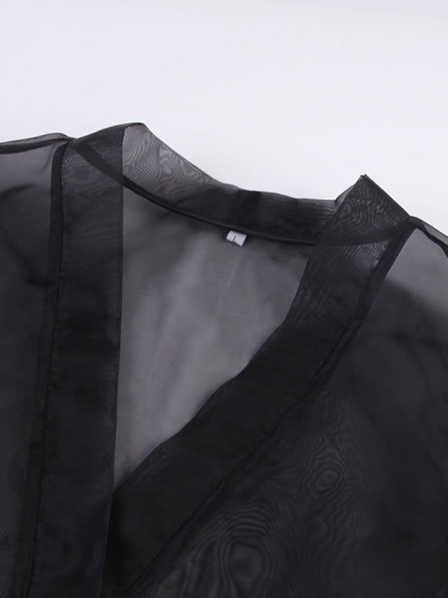 Talia V Neck Long Sleeve Top - Fashion Pov