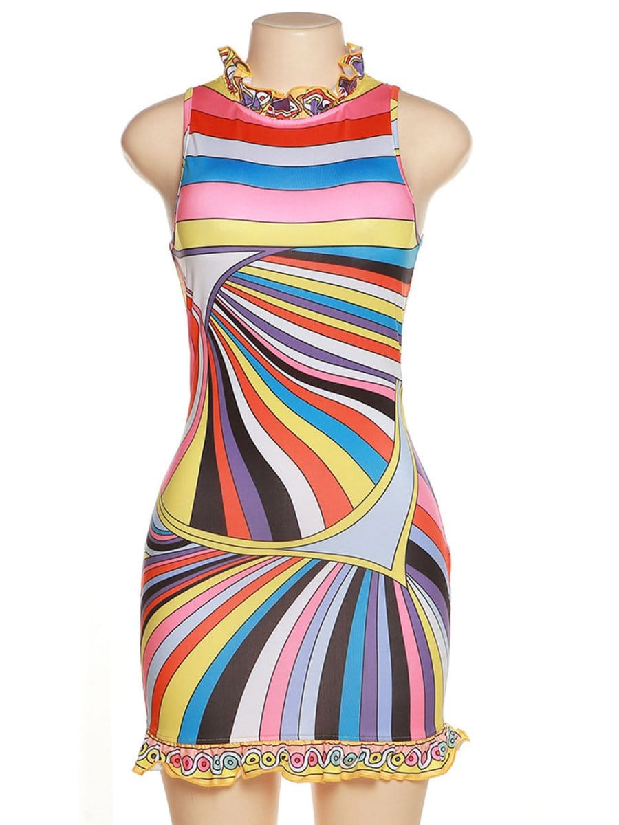 Tara Sleeveless Mini Dress - Fashion Pov