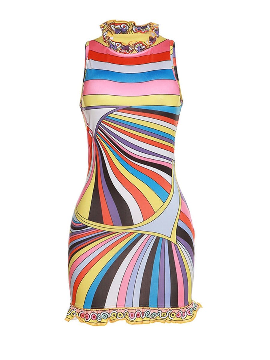 Tara Sleeveless Mini Dress - Fashion Pov