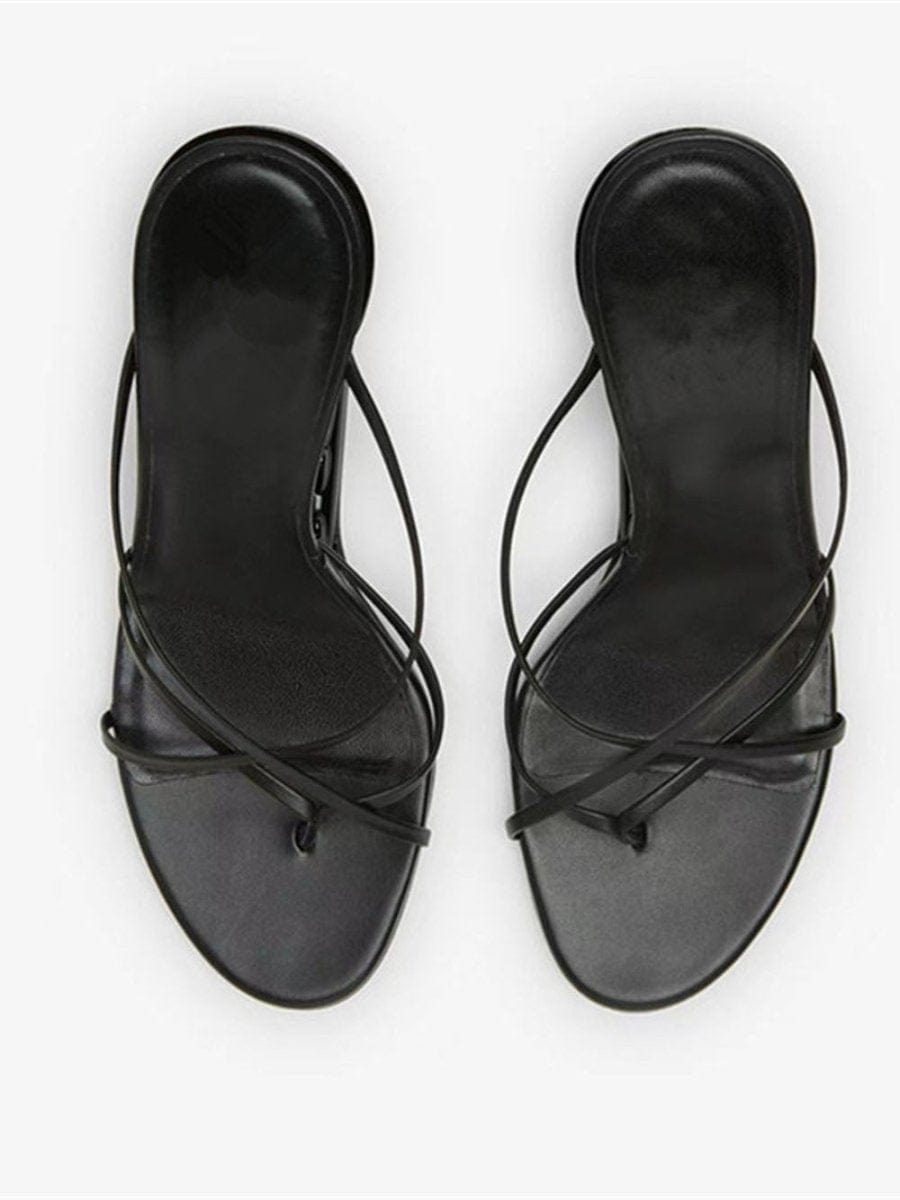 Vivian Flip Flop Peep Toe Heel - Fashion Pov