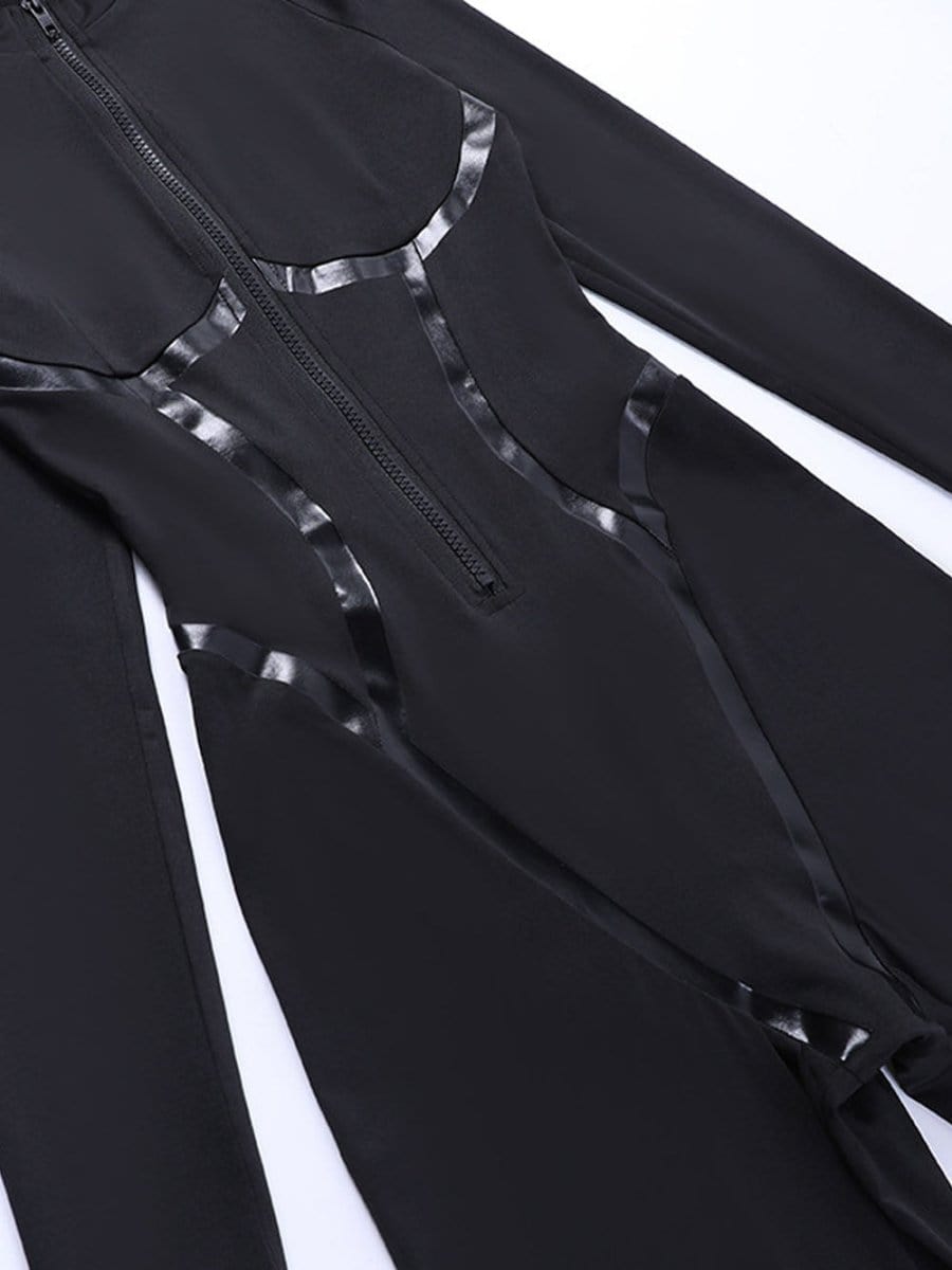 Willow Zipper Sporty Streetwear Jumpsuit - Fashion Pov